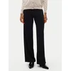 Vero Moda Hlače iz tkanine Berlin 10318454 Črna Wide Leg