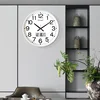 Compas Zidni sat 3439A, 41 cm, Beli