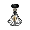Plafonski luster JEWEL 1xE27/60W/230V crni