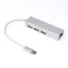 Adapter Type C na 3 USB 2.0 RJ45 JWD-TC18