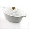 Emajlirani litoželezni pekač ovalen 30cm 4,2l bel 54559