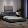 Okvir kreveta s LED-om bez madraca Hvar 180x200 cm od tkanine