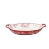 Tognana Činija Natalia Pyrex 30.5x19.5 cm, Crveno-bela
