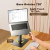 Shuotuo Stalak za laptop, 360° rotirajući, Sivi