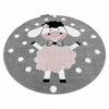 eoshop Okrogla preproga PETIT DOLLY Ovca, siva ( - Velikost: krog 120 cm)