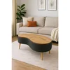 Hanah Home Vera klub sto 98 × 45 × 50 cm, antracit