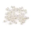 Plastični biseri z veliko luknjo O8 mm - biser (20 g)