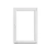Okno Solid Elements (800x1200 mm, PVC, belo, levo, brez kljuke)