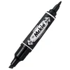 Marker permanentni 2-4mm obostrani kosi/okrugli vrh Hi-Mckie Zebra crni