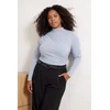 Trendyol Curve Ženska bluza Tbbaw26Af00104, Siva