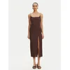 JACQUEMUS Cocktail obleka 25E251DR100-1713 Rjava Regular Fit