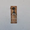 Opviq Zidna lampa E27 Max 200W, Smeđe-Crna