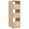 Vidaxl omara za perilo z vrati Sonoma 50 x 68 x 162 cm Konstruiran les