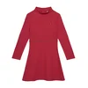 Tommy Hilfiger Vsakodnevna obleka Essential Skater KG0KG08790 S Rdeča Regular Fit