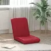 Podesivi podni naslonjač Vinska crvena Umjetna koža