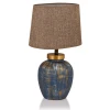 Opviq TM167 Stona lampa, Krem-Plava