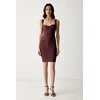 Marciano by Guess oprijeta obleka z viskozo NIKKI