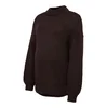 Vero Moda Maternity Pulover VMMAYBE temno rjava