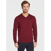 Tommy Hilfiger Pulover Pima MW0MW28047 Bordo rdeča Regular Fit