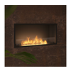 InFire - Ugradni BIO kamin 49,4x104,4 cm 6 kW crni