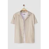 Trendyol Mink Unisex Relaxed Fit Short Sleeve Shirt