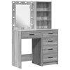 Toaletni stol 2 pcs Siva 50 x 41 x 135 cm Konstruirano drvo