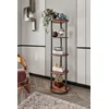 Hanah Home Polica za kuću Bookcase, 34x140x34 cm, Boje oraha