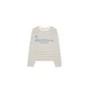 Bershka Pulover ecru/modra