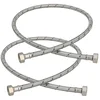 shumee Fleksibilen priključek 1/2” za pipe in armature 100 CM komplet 2 kosov