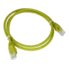Patch kabel U/UTP kategorije 6 PVC 5,0 m rumene barve ALANTEC