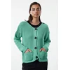 Trendyol Green Thick Basic Knitwear Cardigan