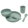Kikka Boo Set za hranjenje beba KKB52001, 5 komada, Zeleni