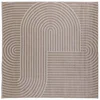 Vidaxl Preproge za površine Kvadrat PALMERAS Bež 240 x 240 cm
