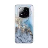 Maska za telefon Silikonska Print za Xiaomi Redmi Note 14 Pro Plus (EU) Blue Gold Marble