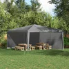 Zid šatora za zabavu 2 pcs Svijetlo siva 400 x 195 cm