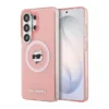 Maska Karl Lagerfeld IML Repeated Choupette MagSafe za Samsung S26 Ultra/ S948B roze
