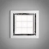 Artemide PAD80 - stropna svetilka LED - Hodnik - Dizajn - bela - Kovina
