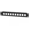 INTELLINET INTELLINET 10 1U 10-port črn slepi patch panel