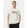 Tommy Jeans Majica Graphic DM0DM23376 Bela Slim Fit