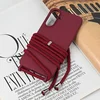 Maska za Samsung A36 Crossbody, Bordo