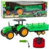 RC Green Daljinsko voden kmetijski traktor s prikolico