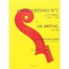 BREVAL J.B:CONCERTINO NO.1, F-DUR CELLO AND PIANO