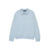 Pull&Bear Pulover svetlo modra