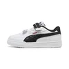 PUMA Caven III Racing Crew Sneakers Kids, Shoes, White/Black/Chambray Blue, 27.5