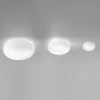 Artemide Itka steklena stenska svetilka IP65 O 50 cm - Dnevna soba/jedilnica - Sodobni - bel - Steklo