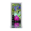 tulup.si Nalepka na vratih Orchid in bambusa 95x205 cm