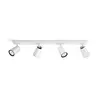 Lampa Philips Paisley Spot 4 x 10 W GU10 - Bela