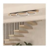 Eglo 901717 - LED plafonsko svetlo BOYAL 3xLED/12W/230V 3000K bež/crna