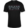 011Shop Muška majica kratkih rukava Balkan Boy, Crna