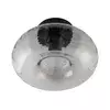 Osram - Plafonsko svetlo DECOR SMOKE 1xE27/12W/230V, prečnik 28 cm, crna/dimljeno-siva